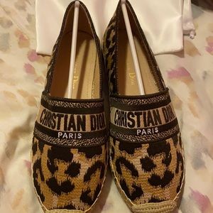 Dior leopard espadrilles